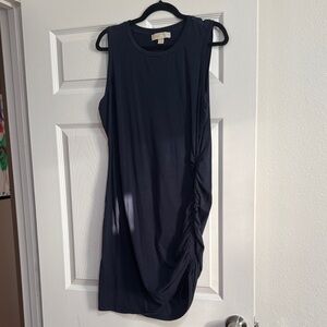 Michael Kors Asymmetrical Navy Dress